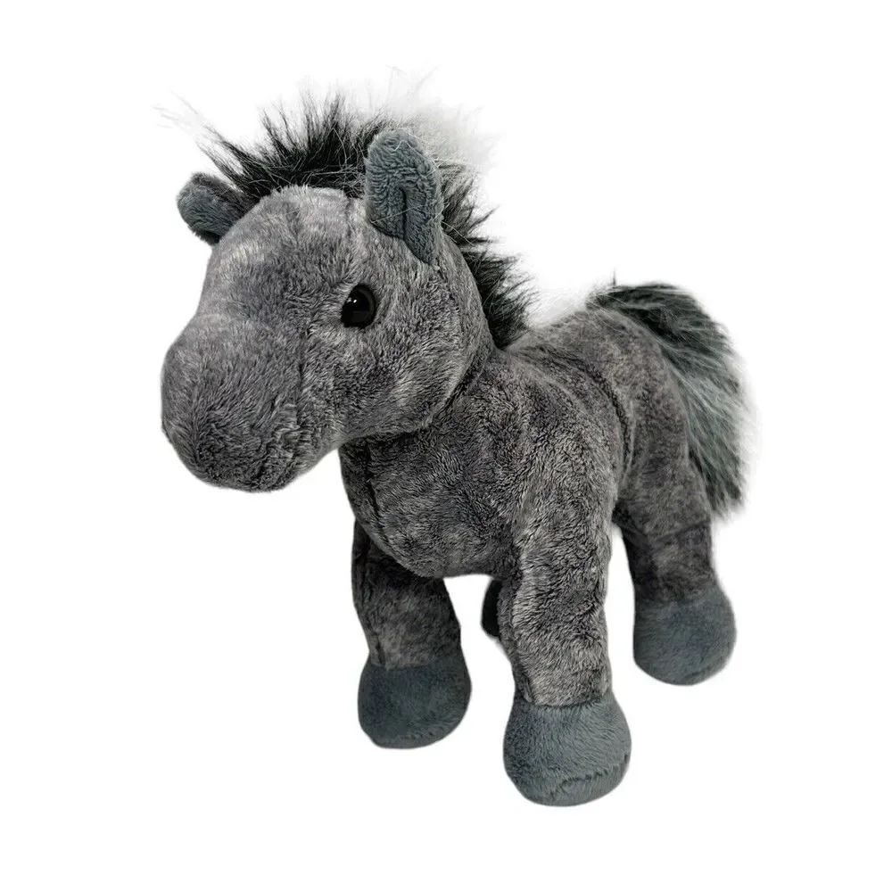 Ganz Webkinz Grey Arabian Horse Stuffed Animal 9" Plush Toy with Code HM098